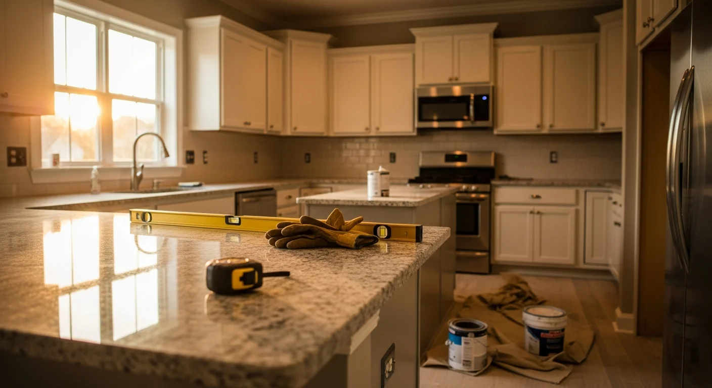Home remodeling crew working on a residential project in Charlotte, NC