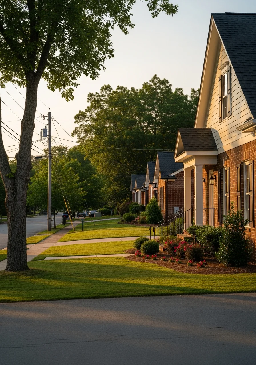 Gastonia home exterior showing updated siding and landscaping improvements.